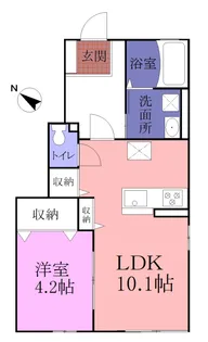 神奈川県横浜市旭区善部町【アパート】の間取り