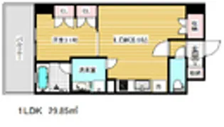 アバンダントハウス【5階】の間取り