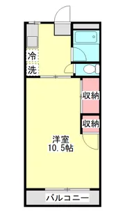 ウィローレヂデンスB【2階】の間取り