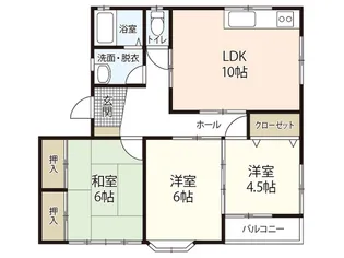 レジデンスせせらぎ【2階】の間取り