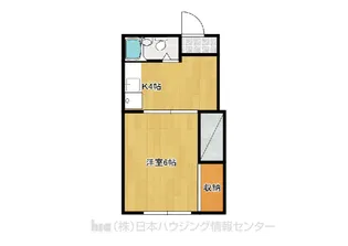 コーポ銀杏上南部【1階】の間取り