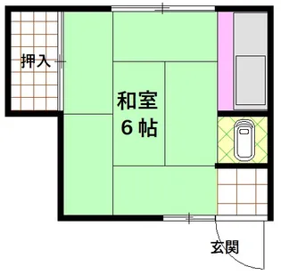 長栄荘【2階】の間取り