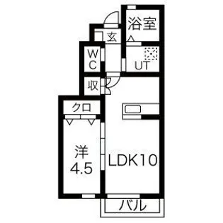 Luana Hale【1階】の間取り