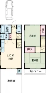 テラスハウス大澤の間取り