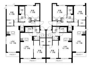 シャーメゾン甲運【3階】の間取り