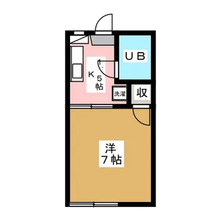 ジェントリーハイツ【1階】の間取り