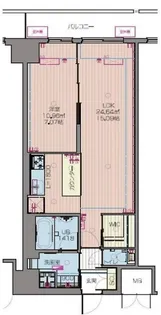 プレジオ本町【9階】の間取り