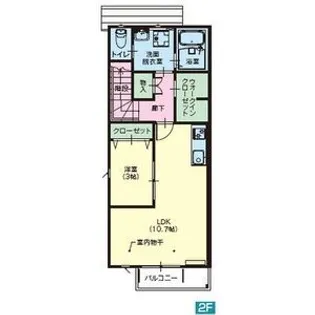 Angel(エンジェル)【2階】の間取り