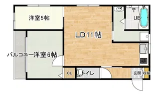 グラッドDM【2階】の間取り