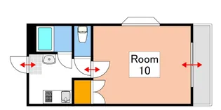 グローバルビル【2階】の間取り