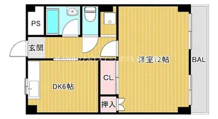 浅田センチュリーマンションI【3階】の間取り