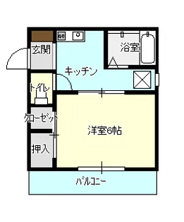 メイフラワー【2階】の間取り