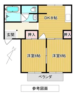コーポみどり【2階】の間取り