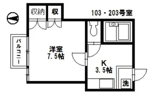 プルティエV【2階】の間取り