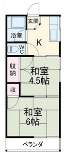 蘇我野ハウス1号棟【2階】の間取り