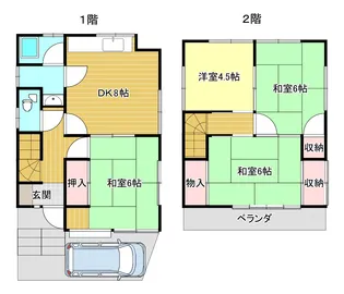 広島県広島市西区庚午中2【一戸建】の間取り