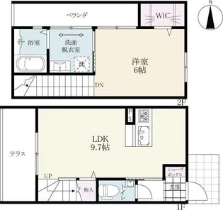 プレミアム諸富【2階】の間取り