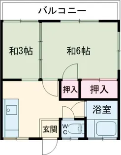 ハウスサカキ【2階】の間取り