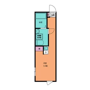 アリア川崎大師【1階】の間取り