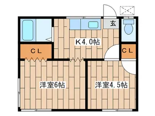 エルミタージュ【2階】の間取り