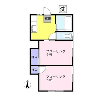 さつき荘【2階】の間取り