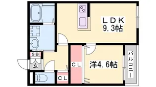 blue glass【3階】の間取り