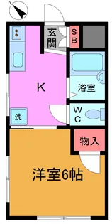 判澤マンション【2階】の間取り