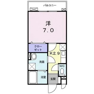 ベル ミーユ【2階】の間取り