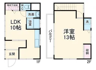 神奈川県川崎市川崎区小田栄1【一戸建】の間取り