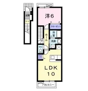 長野県長野市大字川合新田【アパート】の間取り
