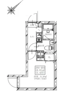 東京都北区赤羽北3【マンション】の間取り
