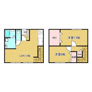兵庫県高砂市伊保崎5【一戸建】の間取り