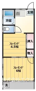 東京都八王子市長房町【アパート】の間取り