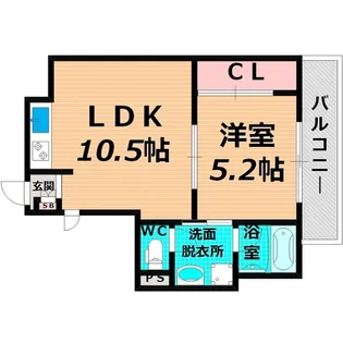大橋マンション三番館【3階】の間取り
