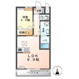 茨城県鹿嶋市神野1【アパート】の間取り