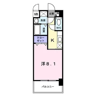 広島県廿日市市宮内【マンション】の間取り