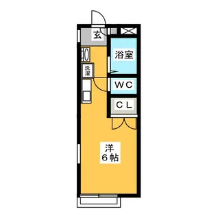 シャルマン64【2階】の間取り