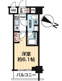 MAXIV BANDOBASHI TWIN EAST【3階】の間取り