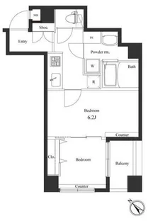 神奈川県横浜市中区石川町5【マンション】の間取り