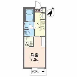 スカイシティB【2階】の間取り