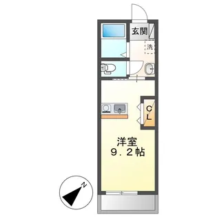 ケイコーポ(幸町)【2階】の間取り