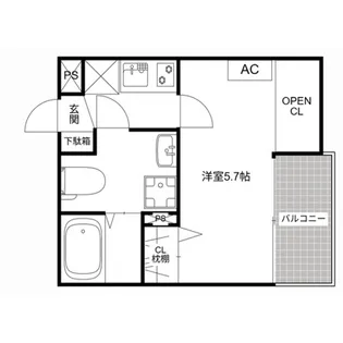 MQuarto草加II【2階】の間取り