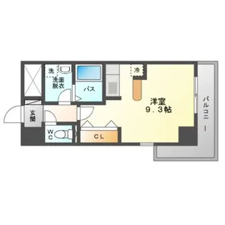 アドバンテージ守口【8階】の間取り