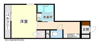 パークサイド上小出【3階】の間取り