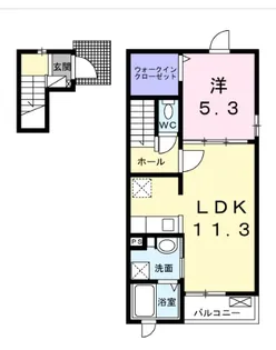 トイロアラヤ【2階】の間取り