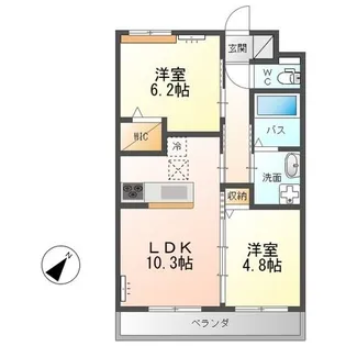 Scheherazad(シェエラザード)【1階】の間取り