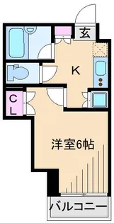 神奈川県川崎市中原区新丸子町【マンション】の間取り