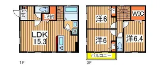 千葉県我孫子市都部【一戸建】の間取り