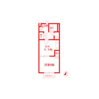 ヒルサイド日吉【2階】の間取り