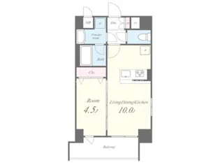 HONUAKALA YOKOHAMA【4階】の間取り